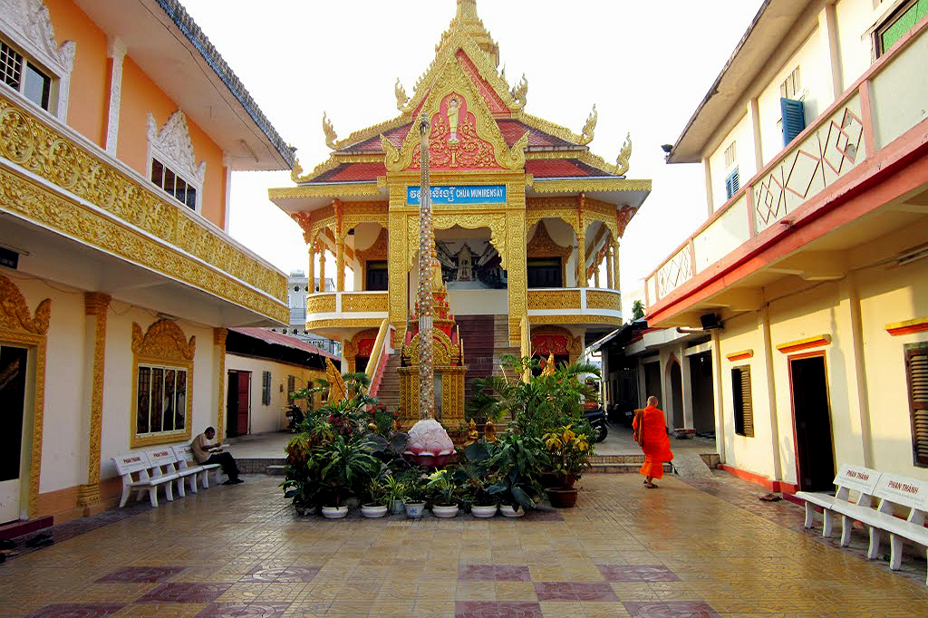 Chùa Khmer Munir Ansay nổi tiếng tại Cần Thơ