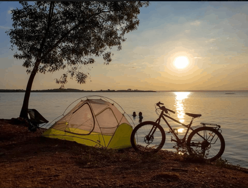 Review camping Hồ Trị An