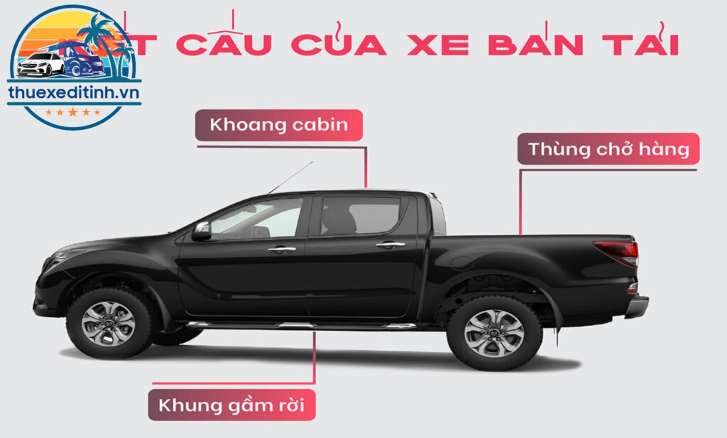 Cấu tạo về xe bán tải 